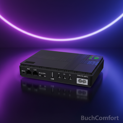 Black Mini UPS - Premium View