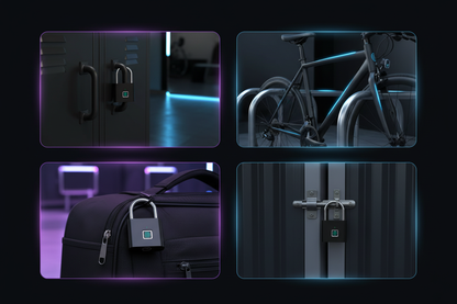 Multiple usage scenarios for fingerprint padlock