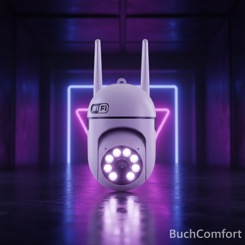 White Security Camera - Premium View