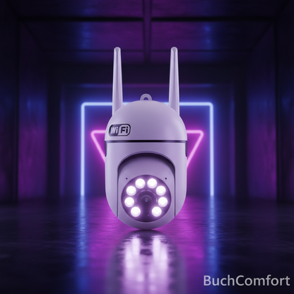 White Security Camera - Premium View