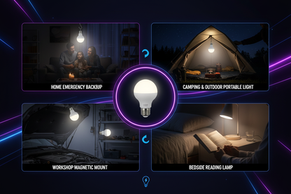 Multiple use cases - emergency, camping, workshop, bedside